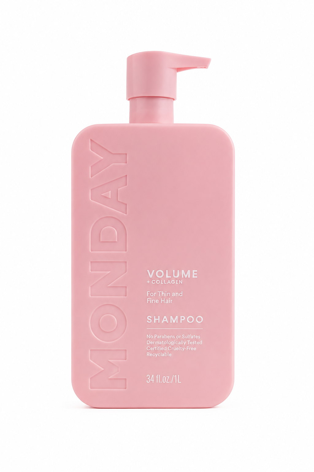 MONDAY Haircare – Shampoo Voluminizador con Colágeno 1 L