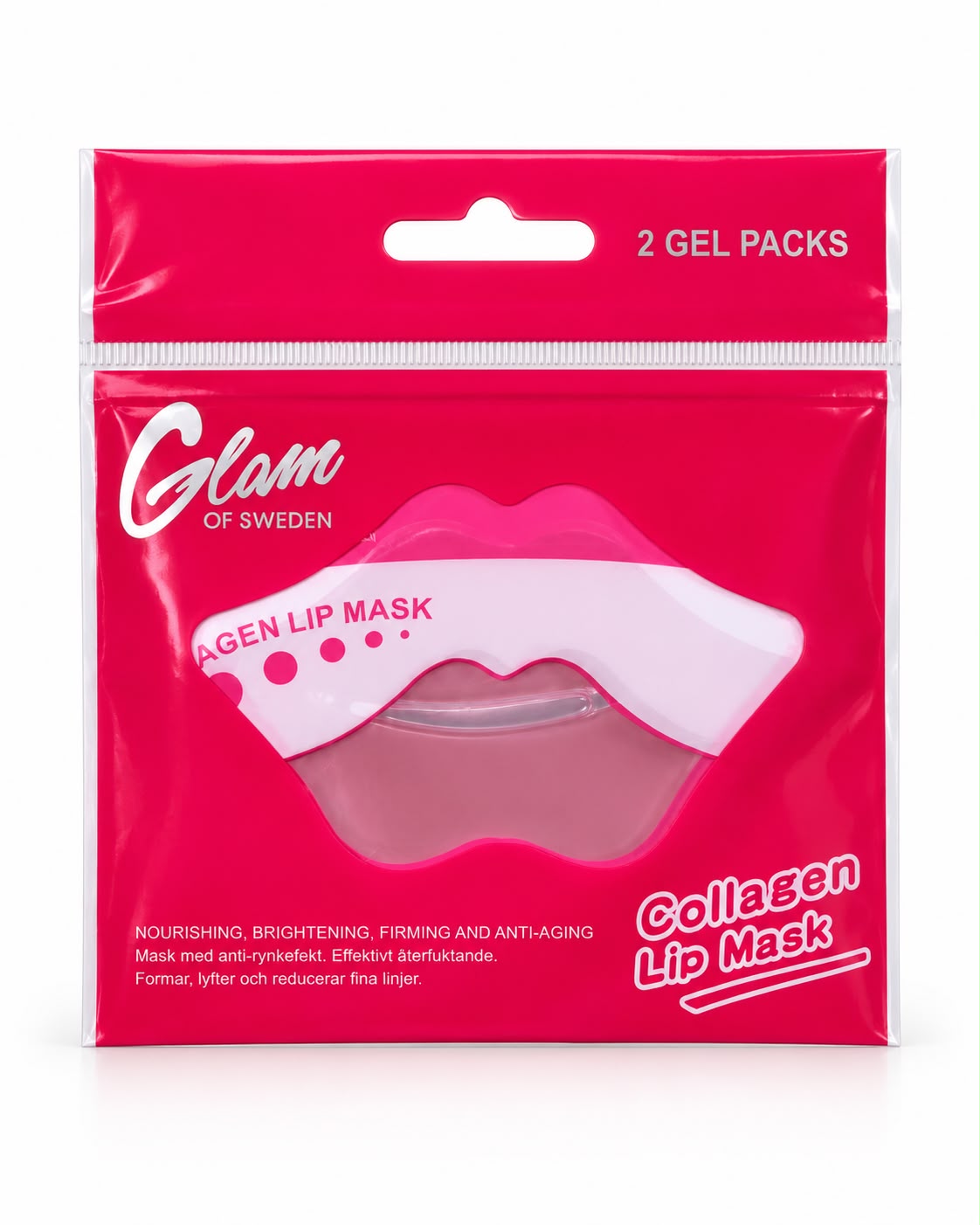 Glam of Sweden Collagen Lip Mask Mascarilla de Colágeno para Labios – 2 unidades