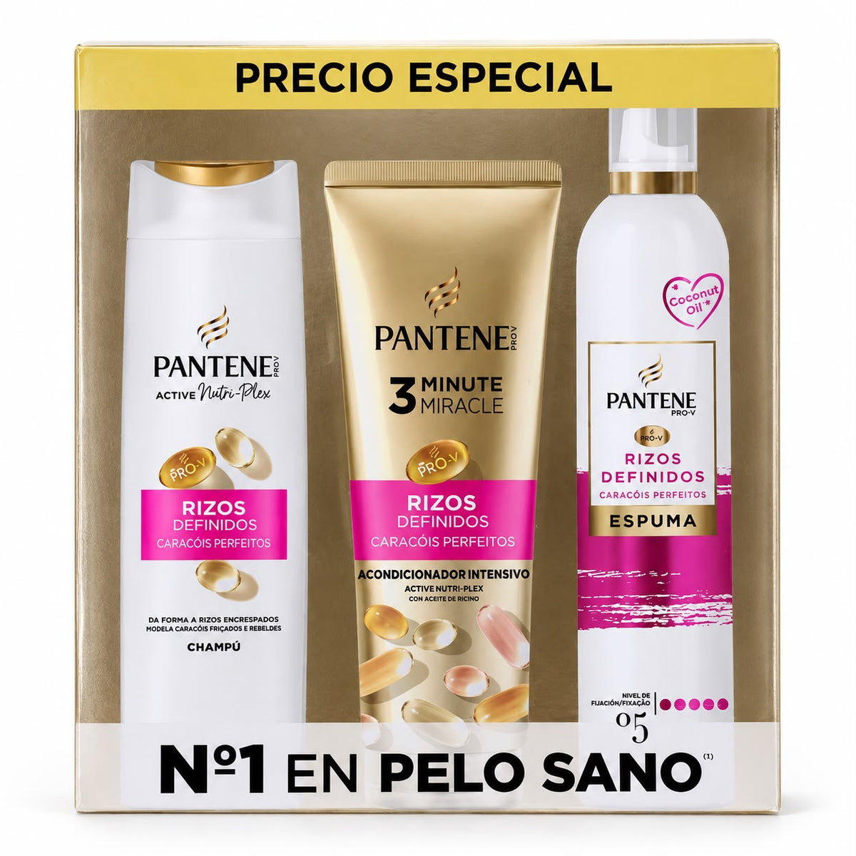 Pantene Pro-V Rizos Definidos Set de 3 Productos