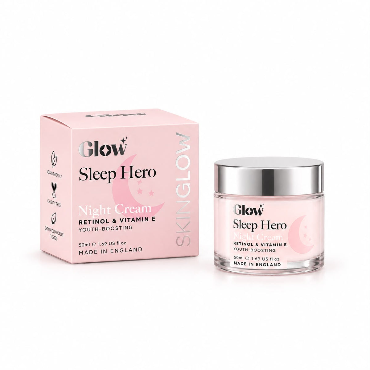 Glow Sleep Hero Crema de Noche con Retinol y Vitamina E 50 ml