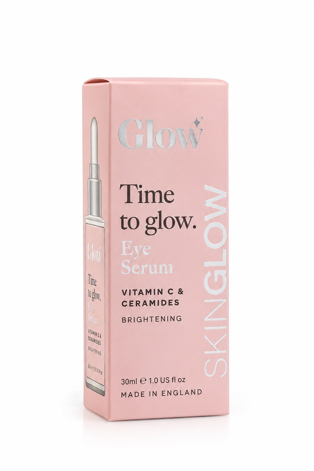 Glow Skin Glow Time to Glow – Sérum para el Contorno de Ojos con Vitamina C y Ceramidas 30 ml