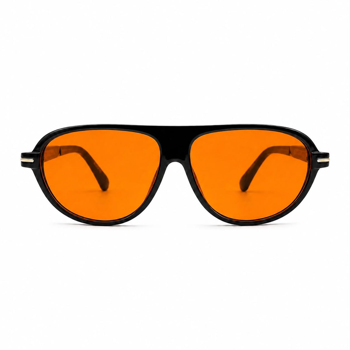 Sunny & Shade – Lentes de Sol Aviador Ámbar con Protección UV