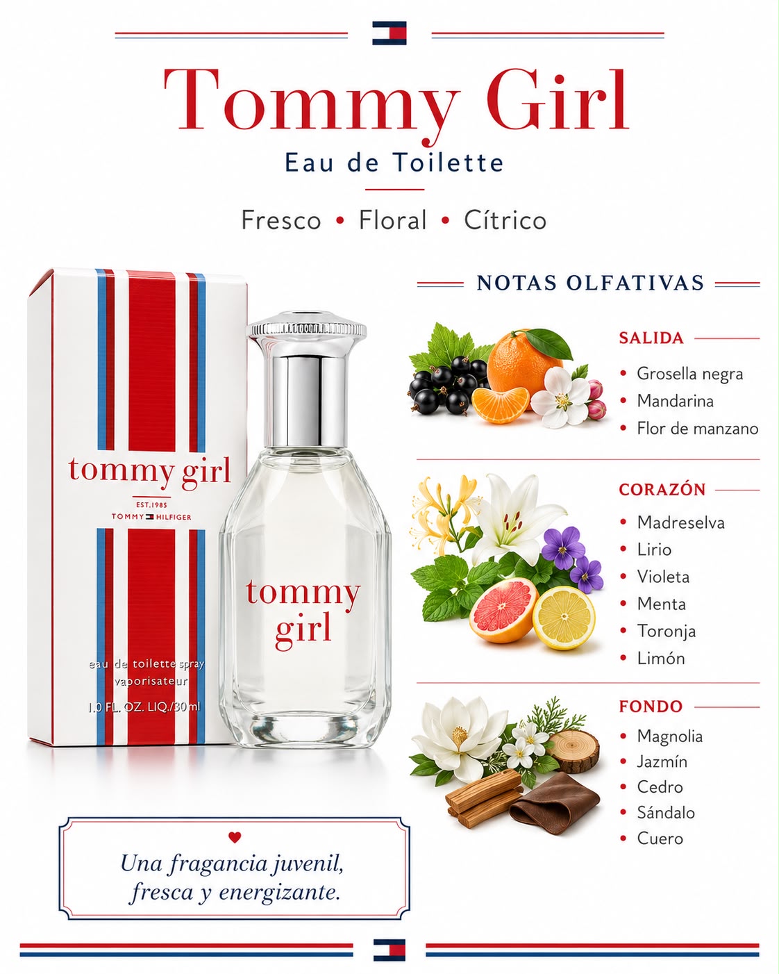 Tommy Hilfiger Tommy Girl – Eau de Toilette para Mujer 30 ml