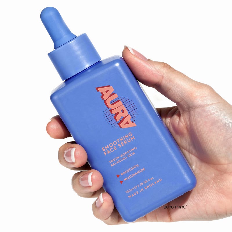 AURA Smoothing Face Serum – Sérum Facial con Bakuchiol y Niacinamida 100 ml