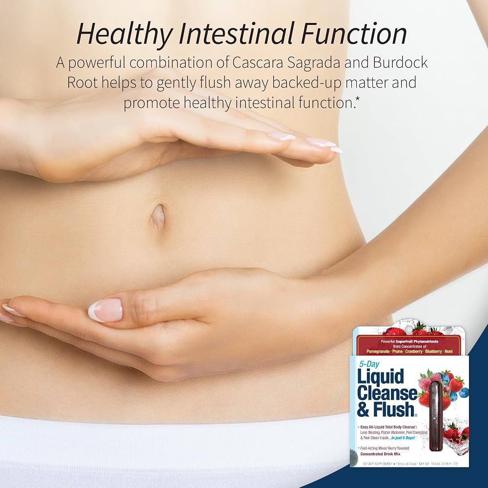 Applied Nutrition 5-Day Liquid Cleanse & Flush – Suplemento Dietético Líquido Sabor Frutos Rojos 100 ml
