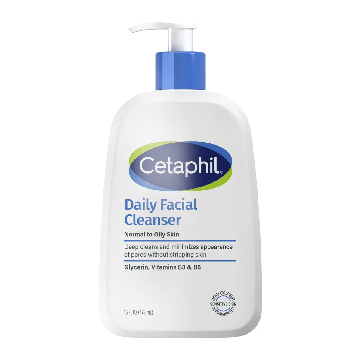 Cetaphil Daily Facial Cleanser – Limpiador Facial Diario para Piel Sensible y Mixta a Grasa
