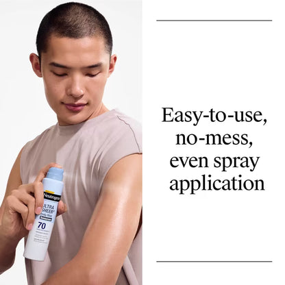 Neutrogena – Protector Solar en Spray Ultra Sheer SPF 70 5 oz