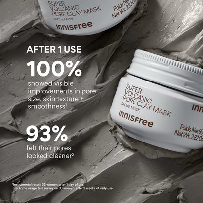Innisfree Super Volcanic Pore Clay Mask – Mascarilla de Arcilla Volcánica para Limpieza Profunda y Pores Claros