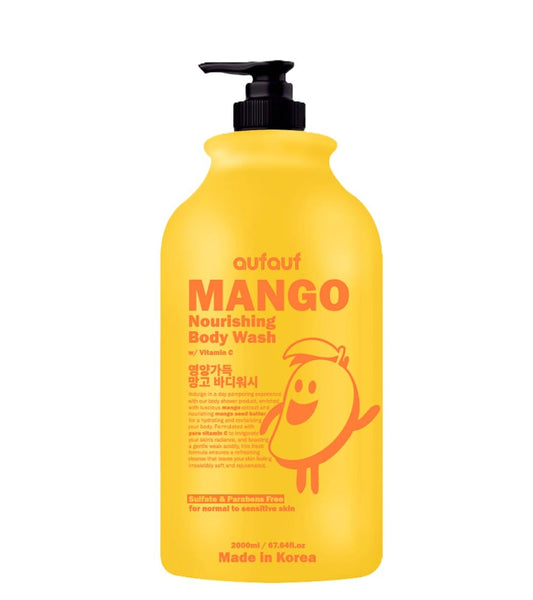 AUF AUF Mango Body Wash – Gel de Ducha con Vitamina C y Niacinamida 2L