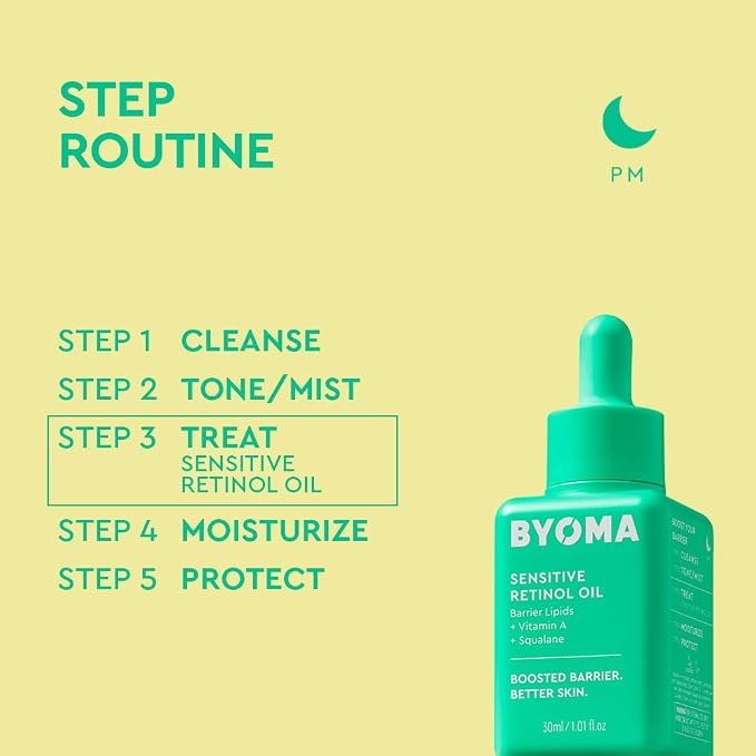BYOMA Sensitive Retinol Oil – Aceite Facial con Retinol