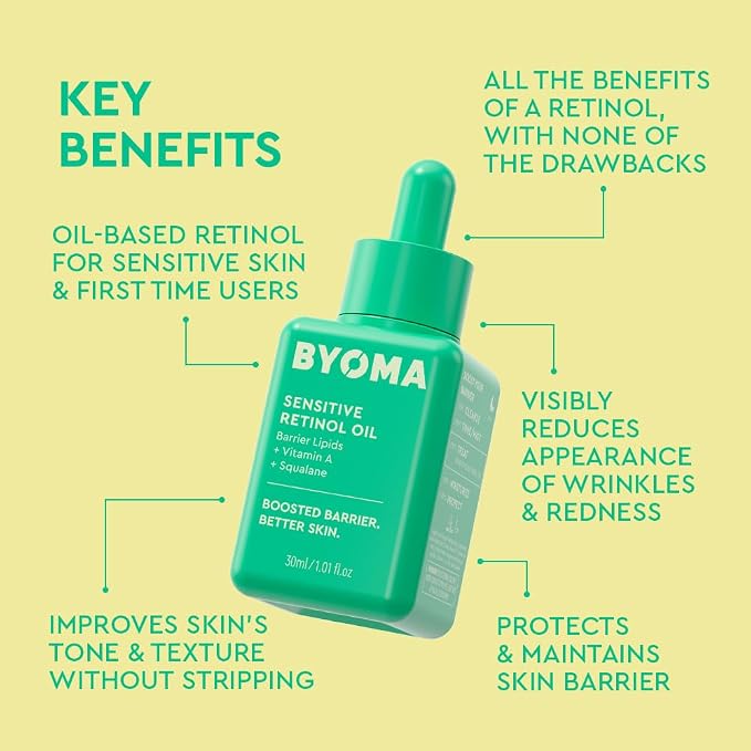 BYOMA Sensitive Retinol Oil – Aceite Facial con Retinol