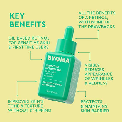 BYOMA Sensitive Retinol Oil – Aceite Facial con Retinol