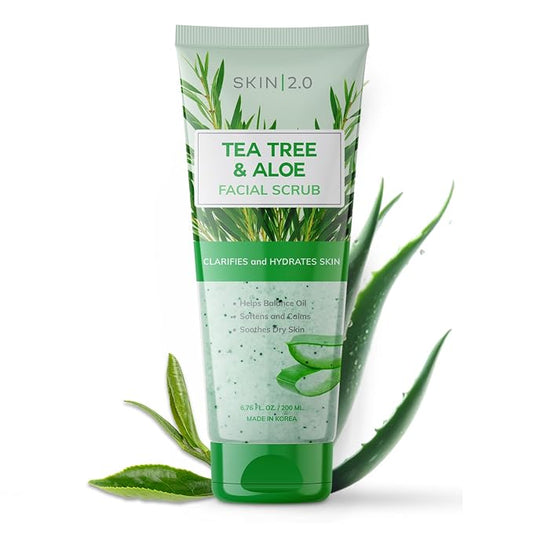 Skin 2.0 Tea Tree & Aloe – Exfoliante Facial con Árbol de Té y Aloe Vera