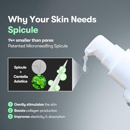KURIOUS Collagen Spicule Shot 100 Liquid Microneedling Serum,