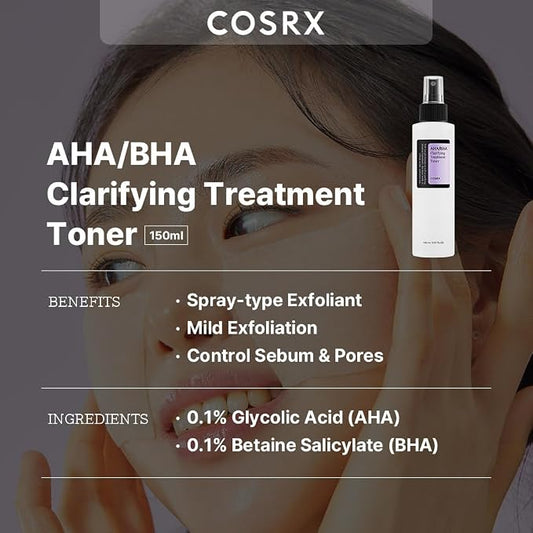 COSRX AHA BHA – Tónico Facial Exfoliante 100 ml