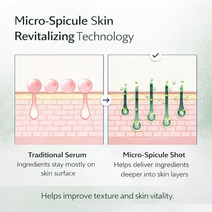 KURIOUS Collagen Spicule Shot 100 Liquid Microneedling Serum,
