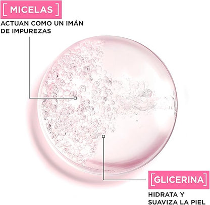 Garnier Micellar Cleansing Water All-in-1 to cleanse, remove makeup, and tone skin