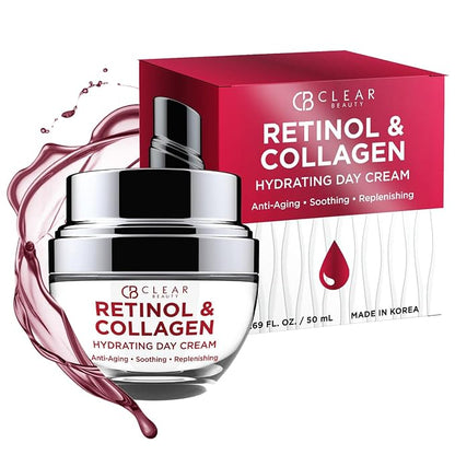 Clear Beauty – Crema Facial Retinol y Colágeno Hidratante