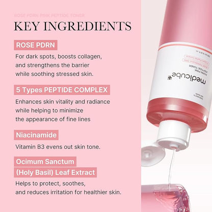 Medicube PDRN Pink Cica – Tónico Facial Calmante 250 ml