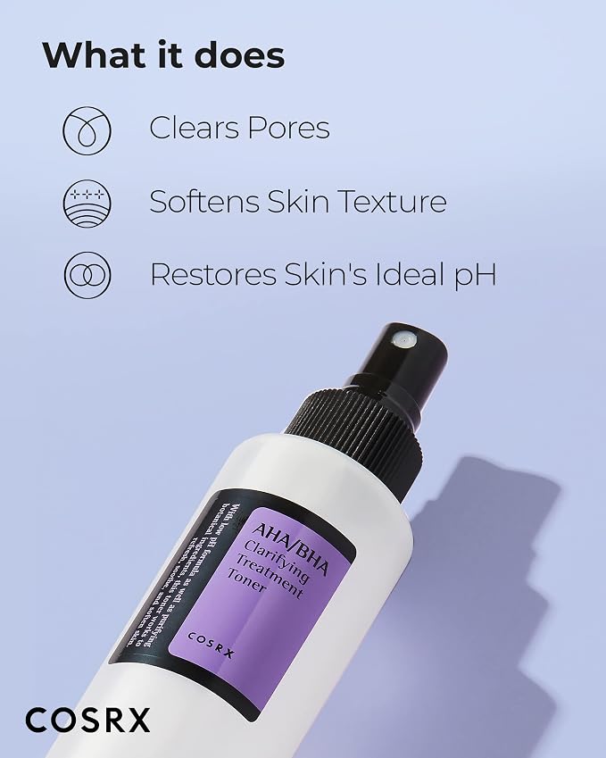COSRX AHA BHA CLARIFYING TREATMENT TONER K-BEAUTY