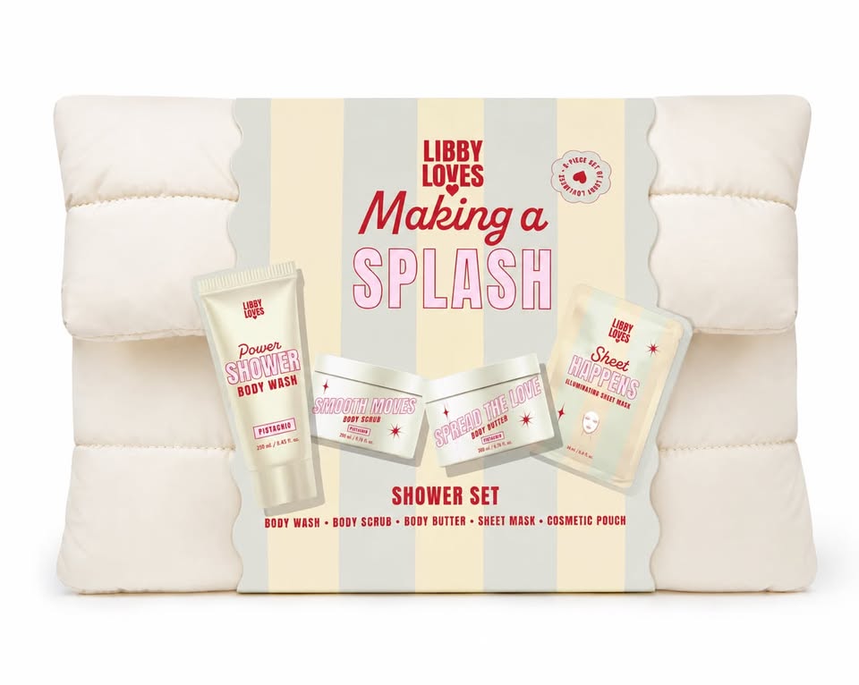 Libby Loves Making a Splash – Set de Baño y Cuidado Corporal 5 Piezas