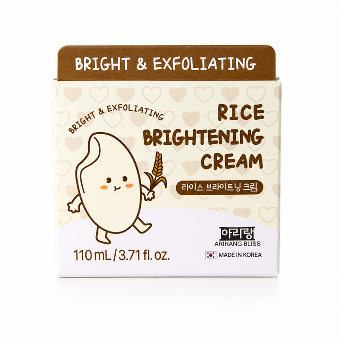Arirang Bliss Rice Brightening Cream – Crema Facial Exfoliante de Arroz 110 ml