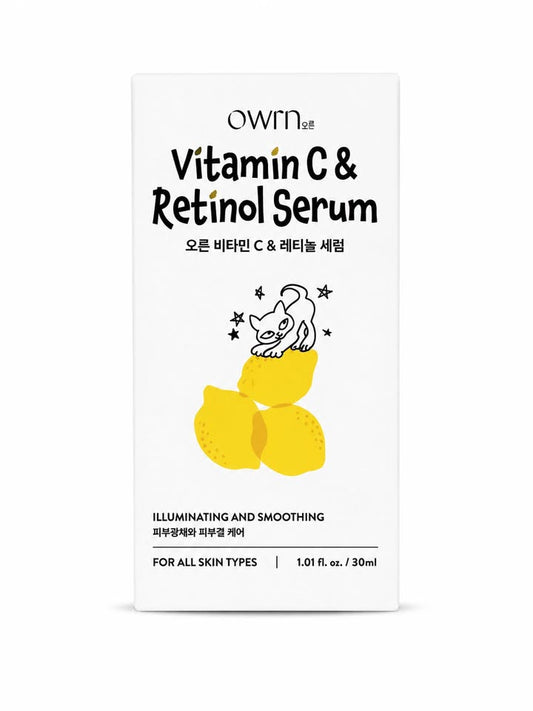 OWRN – Sérum Facial de Vitamina C y Retinol 30 ml