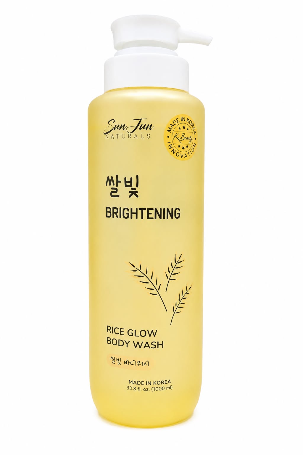Rice Glow Body Wash Brightening – Limpiador Corporal Iluminador 1,000 ml