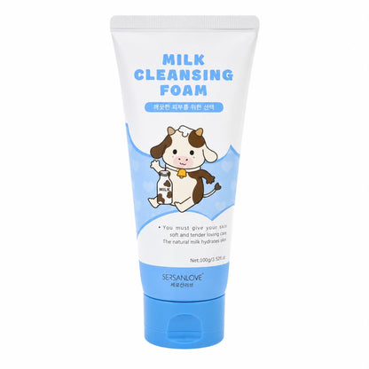 SERSANLOVE Milk Cleansing Foam – Limpiador Facial de Leche 100 g