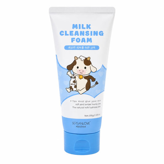 SERSANLOVE Milk Cleansing Foam – Milk Facial Cleanser 100 g