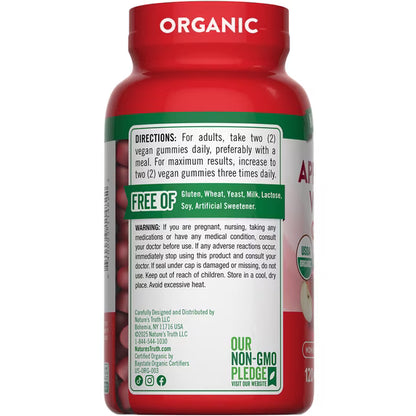 Nature's Truth – Gomitas de Vinagre de Manzana Orgánico 120 g