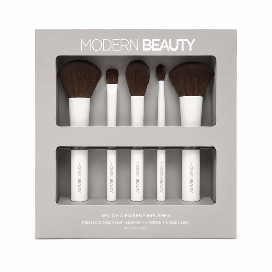 Modern Beauty – Set de 4 Brochas de Maquillaje