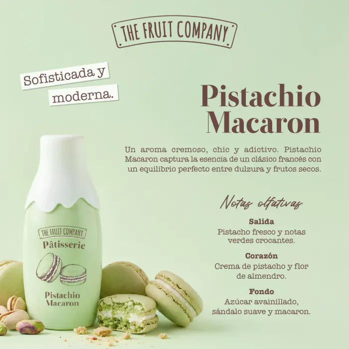 The Fruit Company Pâtisserie Pistachio Macaron – Eau de Toilette Gourmand 40 ml