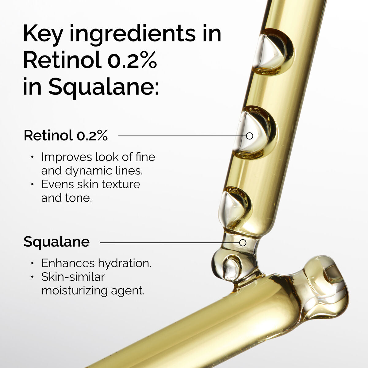 The Ordinary Retinol 0.2% in Squalane – Sérum Facial con Retinol para Líneas y Textura 30 ml