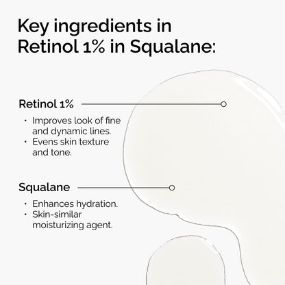 The Ordinary Retinol 1% in Squalane – Sérum Facial con Retinol para Líneas y Textura 30 ml