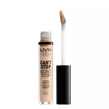 NYX Professional Makeup Can't Stop Won't Stop – Corrector líquido de alta cobertura