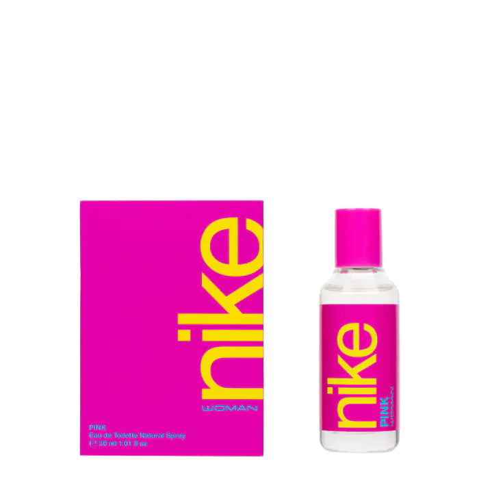Nike Pink Woman – Eau de Toilette Femenina Floral Frutal 30 ml