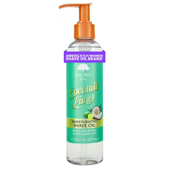 Tree Hut Bare Coconut Lime – Aceite Hidratante y Acondicionador para Afeitar
