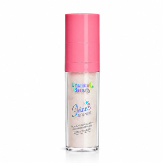 Unusual Beauty Shine Bright Magic – Polvo Iluminador de Hadas con Aplicador de Esponja