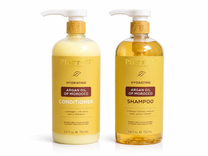 Pierre’s Apothecary Argan Oil of Morocco – Hydrating Shampoo + Conditioner 710 mL