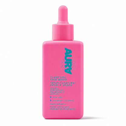 AURA Clarifying Face Serum – Sérum Facial Clarificante con Aloe Vera y Glicerina 100 mL