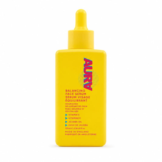 AURA Balancing Face Serum – Sérum Facial Equilibrante con Vitamina E y Aceite de Jojoba 100 mL