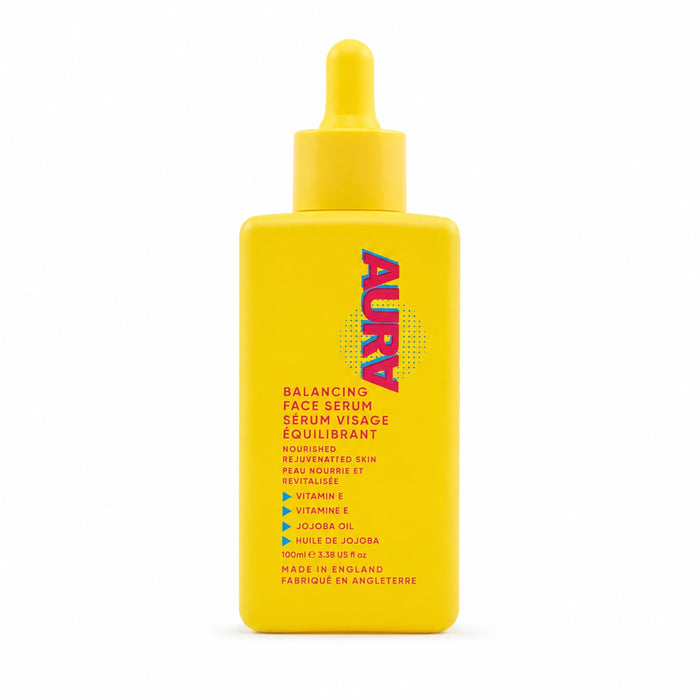 AURA Balancing Face Serum – Sérum Facial Equilibrante con Vitamina E y Aceite de Jojoba 100 mL