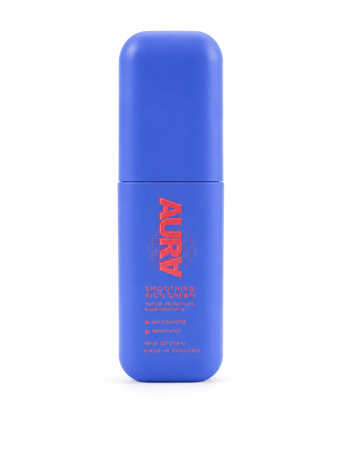 AURA Smoothing Rich Cream – Crema Facial Suavizante con Niacinamida y Bakuchiol 95 mL