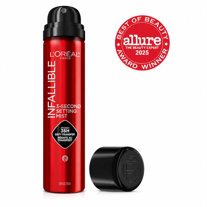 L’Oréal Paris Infallible 3-Second Setting Mist – Spray Fijador de Maquillaje 50 g