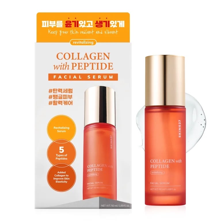 SKIN627 Collagen with Peptide Facial Serum – Sérum Facial de Colágeno y Péptidos 50 ml