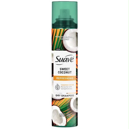 Suave Sweet Coconut Refreshing Dry Shampoo – Shampoo en Seco de Coco 121 g