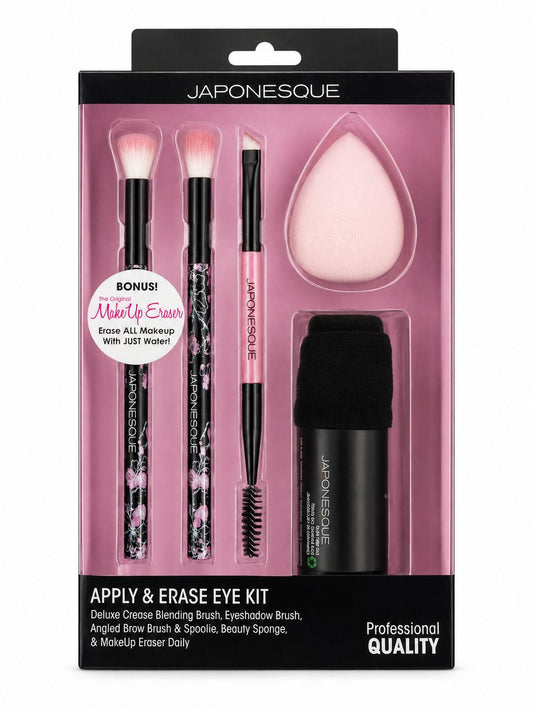 Japonesque Apply & Erase Eye Kit – Set de Accesorios de Maquillaje