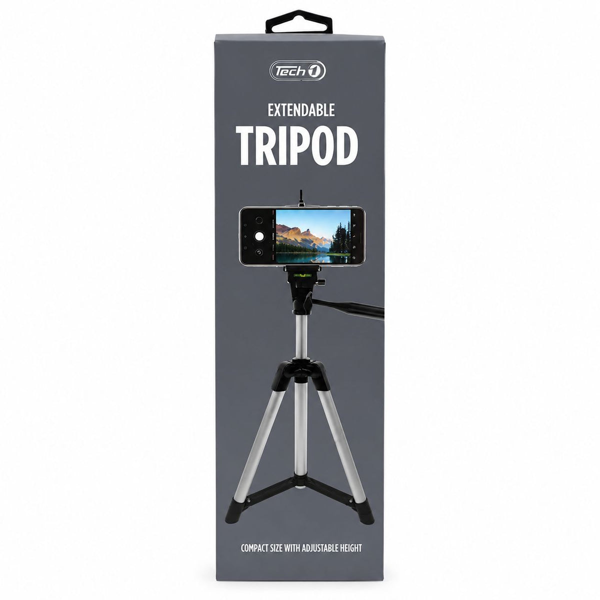 Tech1 – Trípode Extensible para Celular y Cámara con Soporte Universal