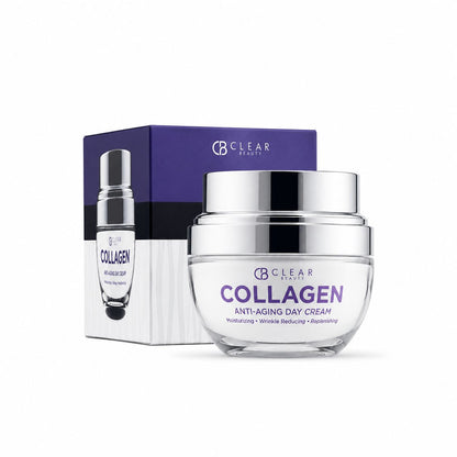 Clear Beauty – Crema Facial Hidratante de Día con Colágeno 50 ml
